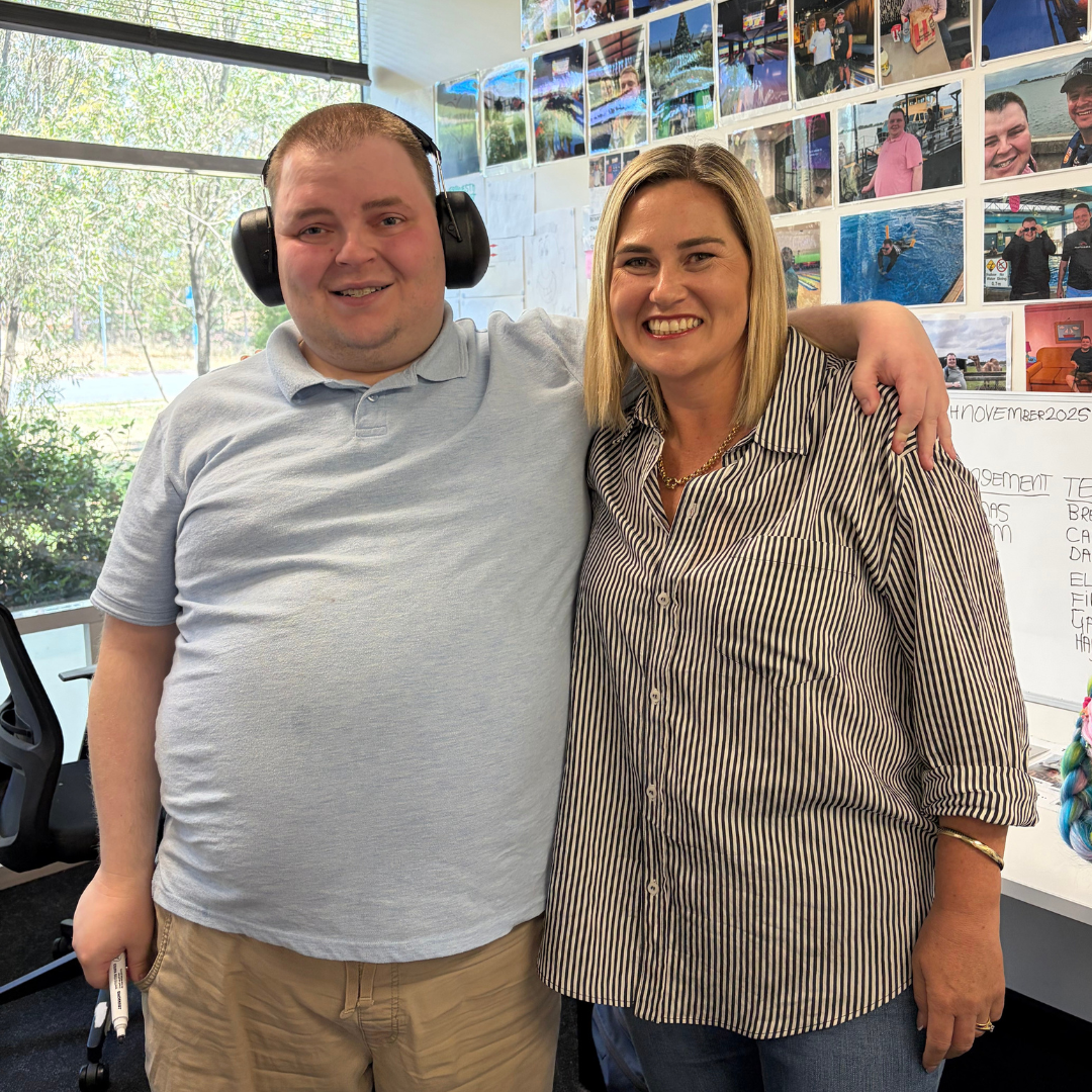 Renee providing behaviour support